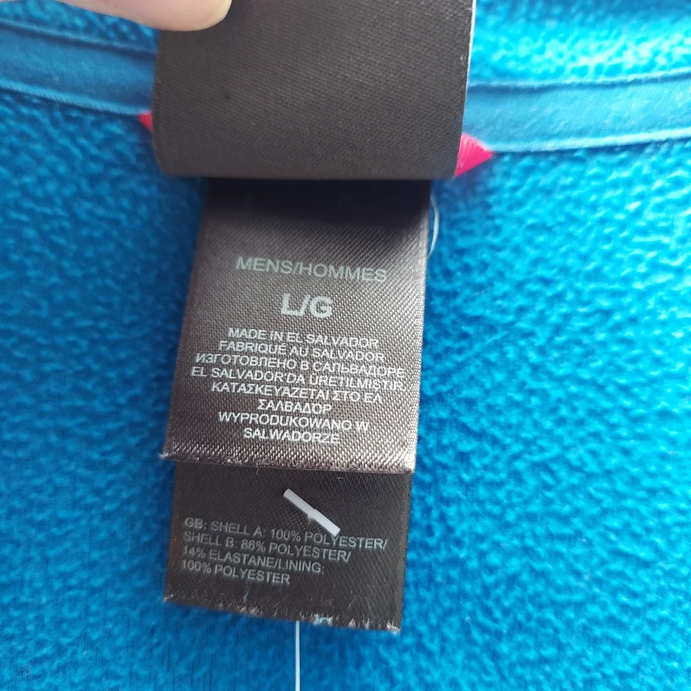 The North face  men's blue sweatshirt  Blue and Gray Jacket